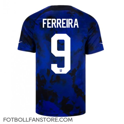 Förenta staterna Jesus Ferreira #9 Borta matchtröja VM 2022 Kortärmad Billigt